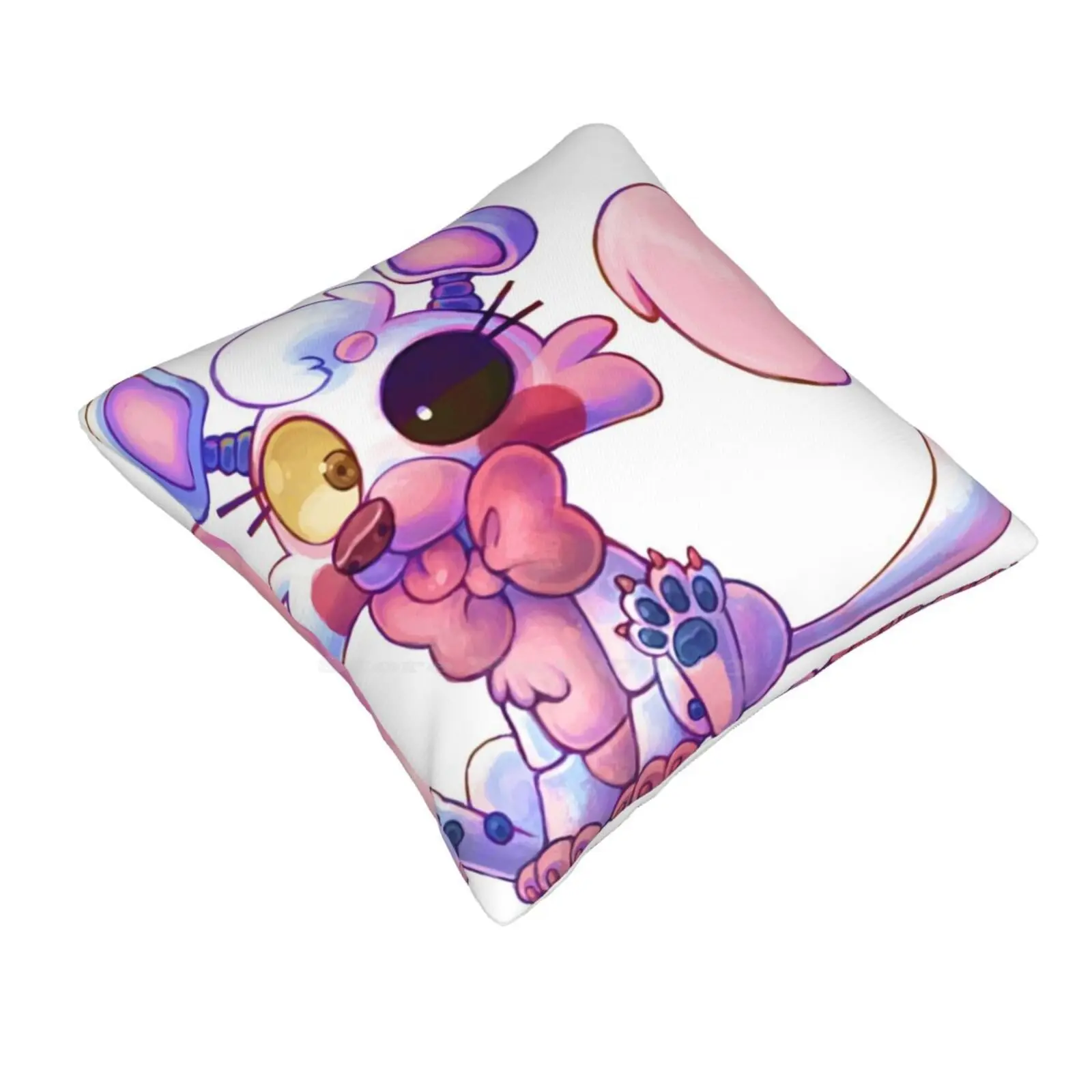 Cute Mangle-Fnaf Pillowslip Pillowcase Mangle Five Nights Foxy Fnaf Robot Cute Chibi Tongue Soft Adorable Ghost Undead Bonnie