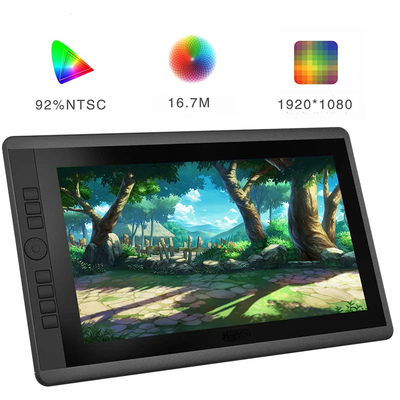 15.6 Inch 1080P LCD Writing Graphic Tablet Professional Digital Pen Monitor for Artist Drawing