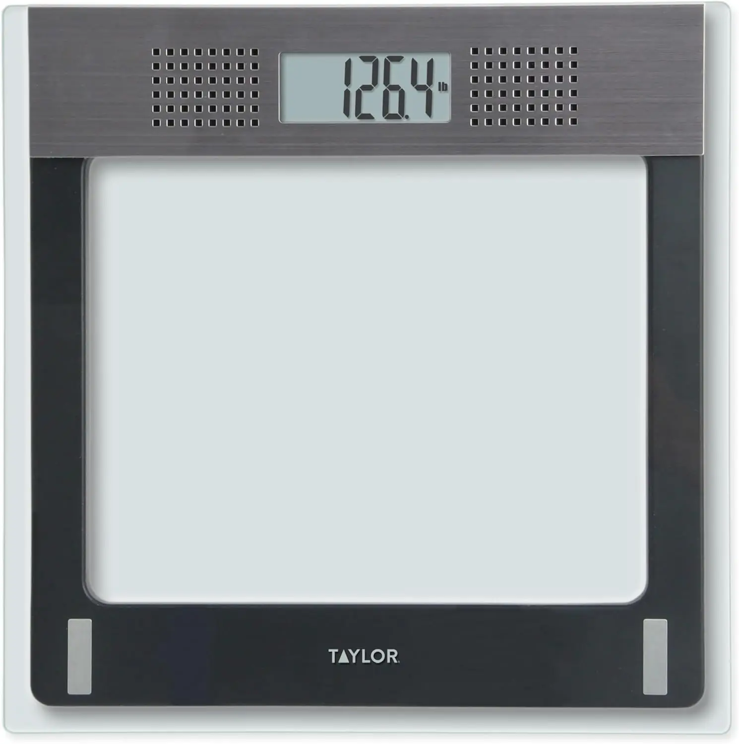

Digital Talking Bathroom Scale for Seniors with Loud Voice Readout, 440 lb Capacity Glass Body Weight Scale in Gray