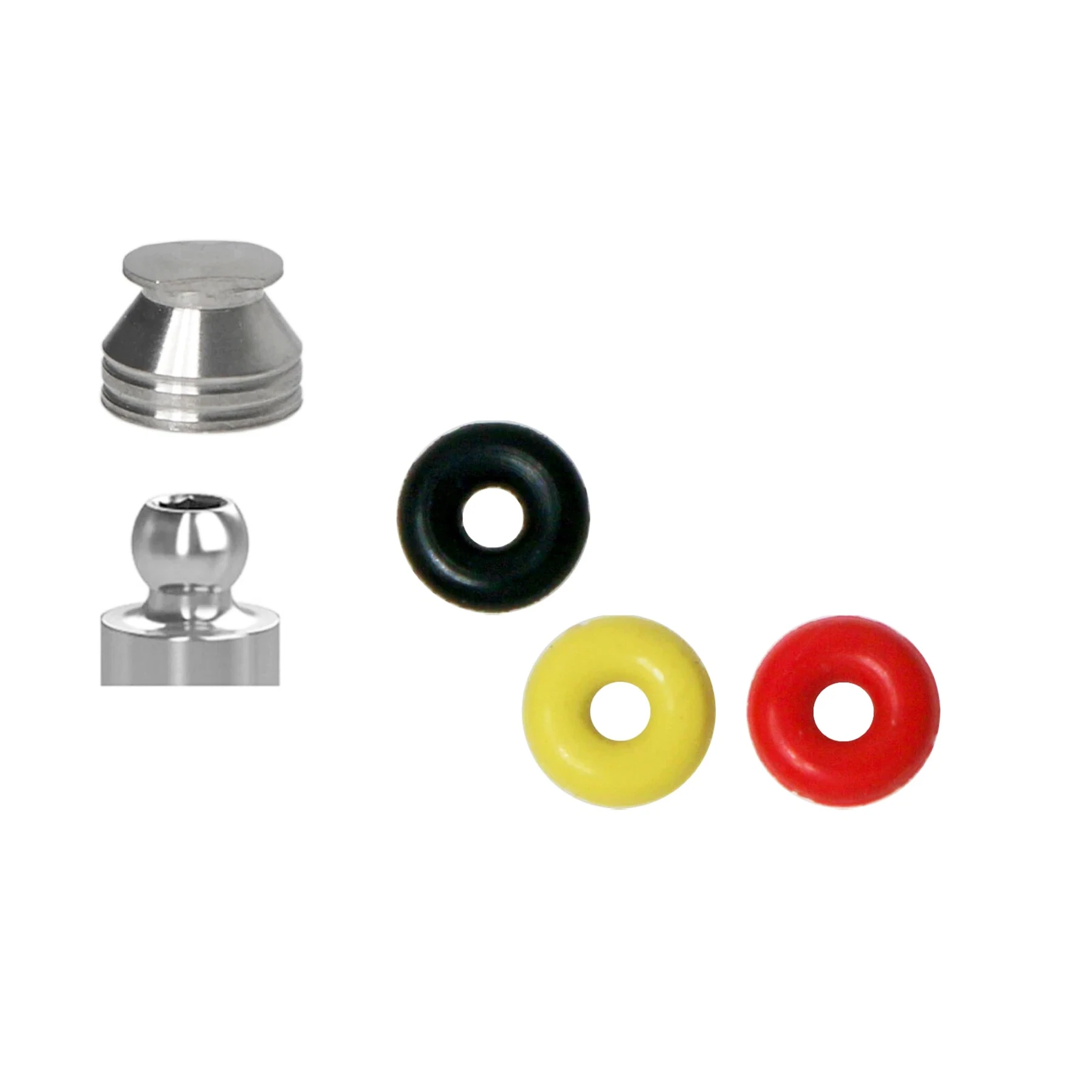 

Совместимый фиксатор уплотнительного кольца для шарикового крепления Hiossen с комплектом металлических крышек корпуса