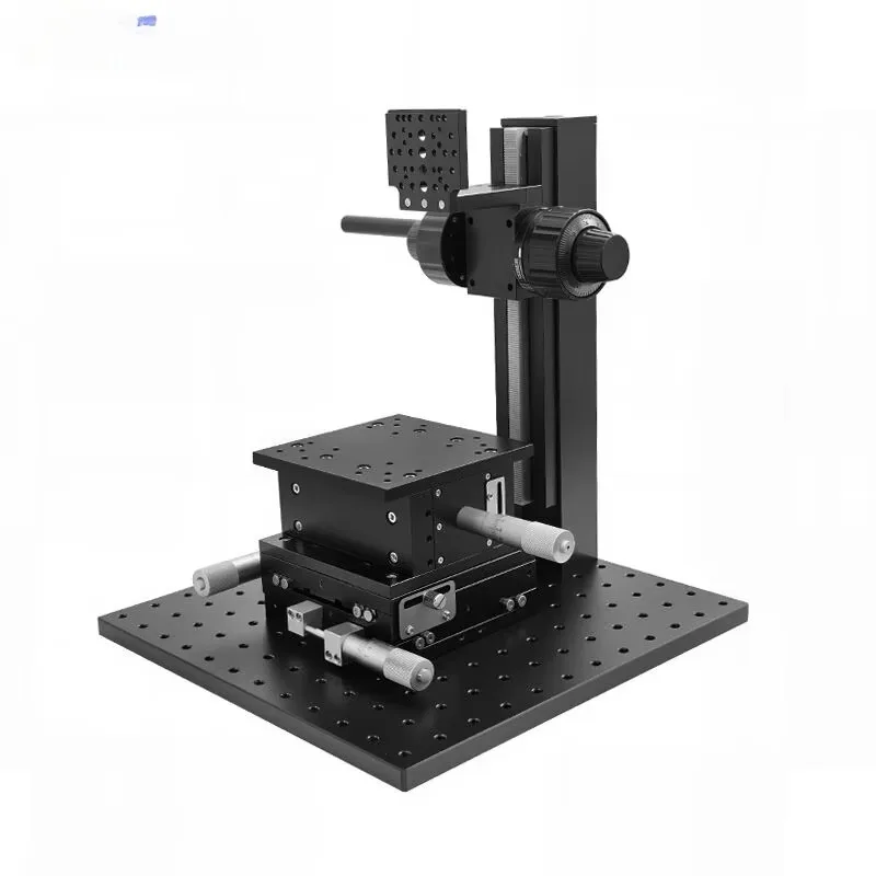 Microscope Stand with Three-Axis CCD Lens Adjustment Frame Coarse Fine Adjustment for Camera Adjustment for Test