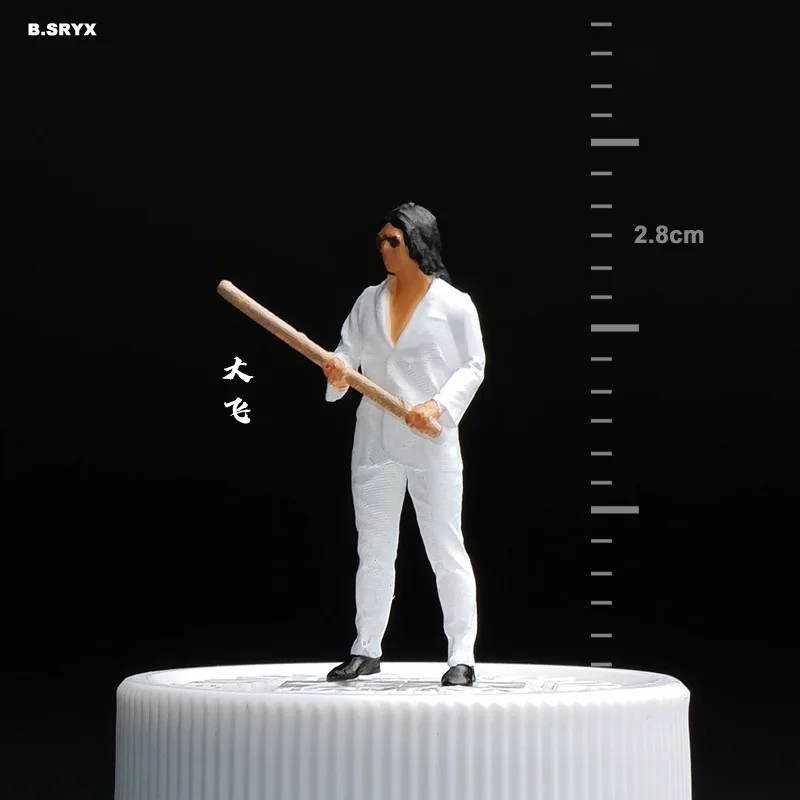 1:64 anime mini boneca figura modelo em miniatura fotografia adereços modelo de cena diy mesa areia paisagismo ornamento presente