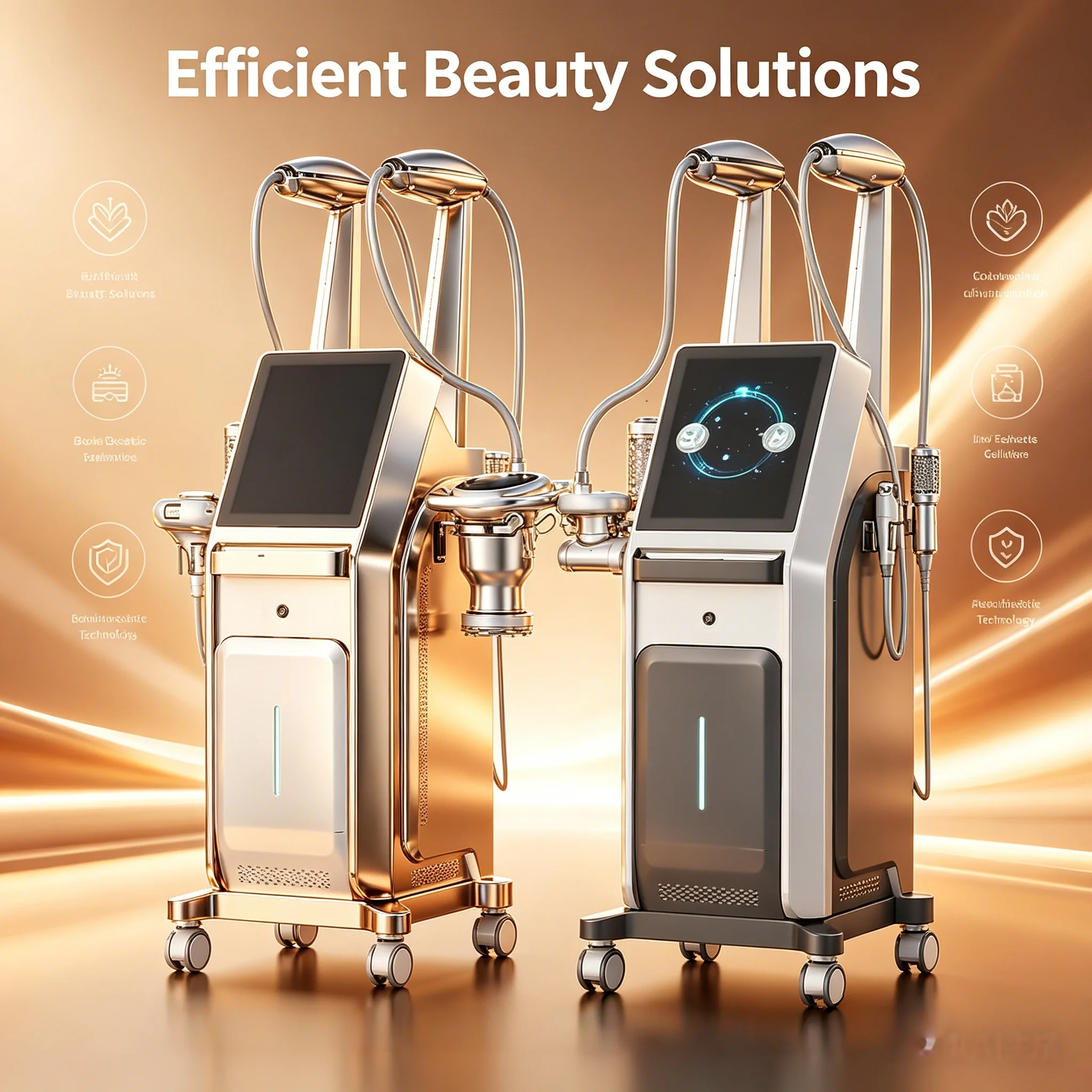 Máquina de Vacumterapia 4 en 1 con Doble Mango para Moldear el Cuerpo y el Rostro, Reducción de Grasa, Reafirmación de la Piel, Dispositivo de Belleza Antienvejecimiento para el Hogar