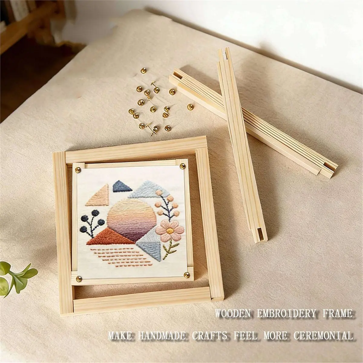 618-mega-sale-1set-wooden-stretcher-bars-for-needlework-with-tacks-and-remover-multiple-sizes