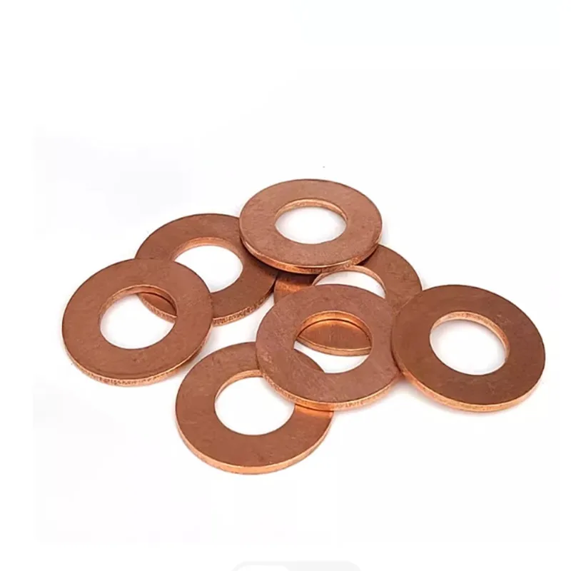 10Pcs DIN7603 M12 M13 M13.5 M14  M16 M17 M18 Thickness1.5mm Copper Sealing Washer For Boat Crush Washer Flat Seal Ring Fitting