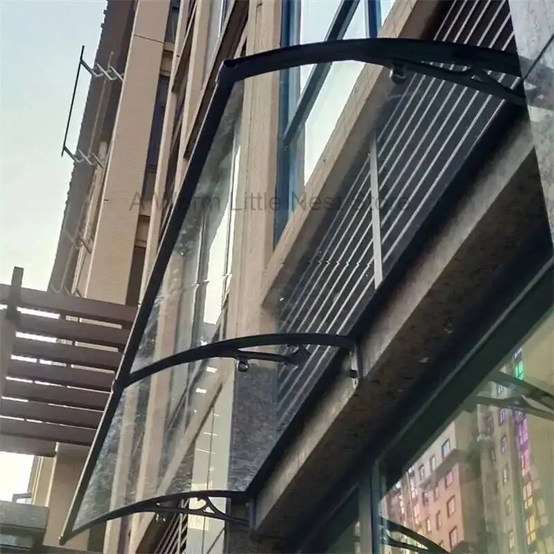 Aluminum Awning Alloy Balcony Modern Home Eave Outdoor Courtyard Air Conditioner Rainproof Gazebos Front Door Canopy Sun Shelter