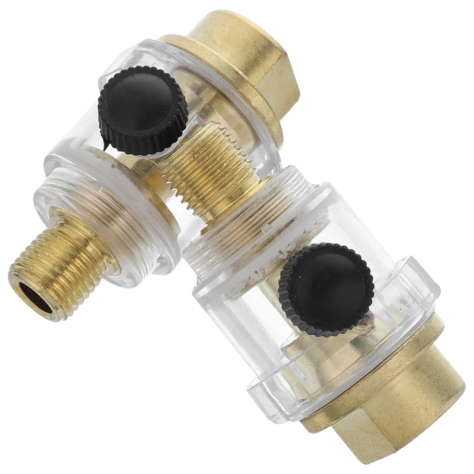2Pcs Oil Water Separator Pneumatic Tool Fuel Filter Quick Connect Interface for Air Impact Wrench Workshop Air Tool Parts
