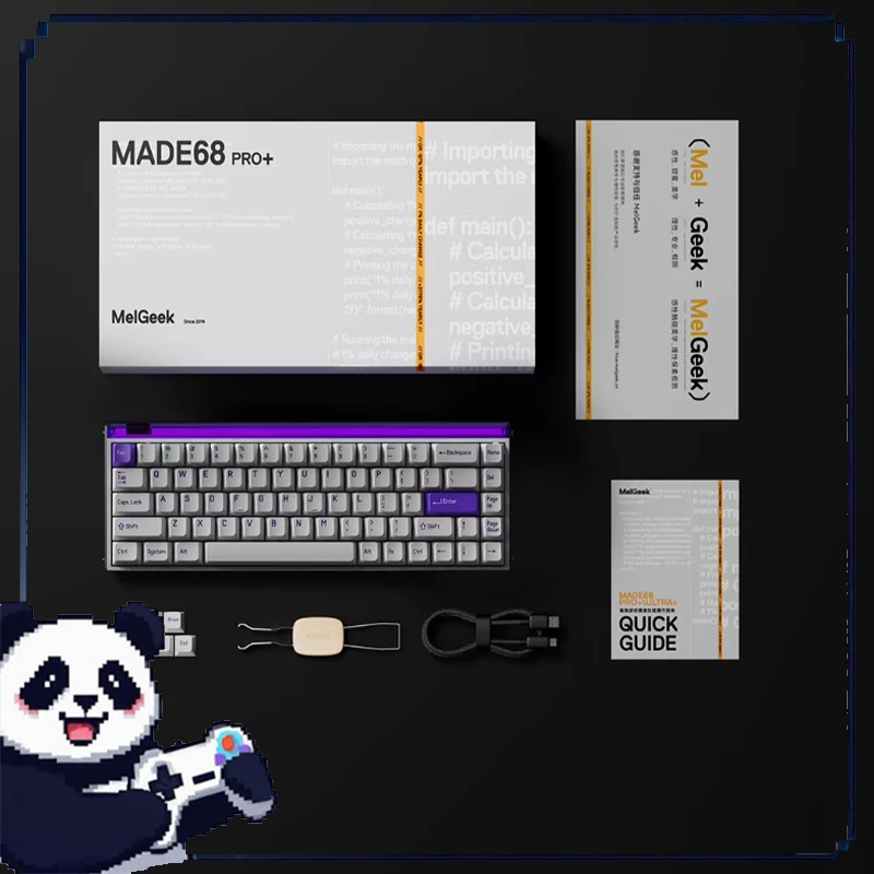 MelGeek MADE68PRO+Gaming Keyboard Magnetic Switch TTC RGB 8K RT0.01FPS Esports Gamer PC Desktop Accessories Valorant Apex LOL CS