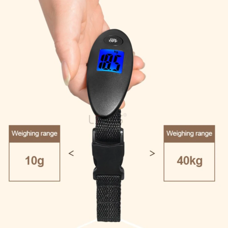 

Портативные электронные весы Т-образной формы, многофункциональные бытовые весы для посылок и багажа, мини-весы с плетеным шнуром для взвешивания