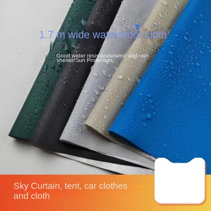 Oxford Silver Coated Waterproof Fabric Canopy Fabric Tent Car Apparel Fishing Sunshade Umbrella Dust Cover Sewing Material Cloth