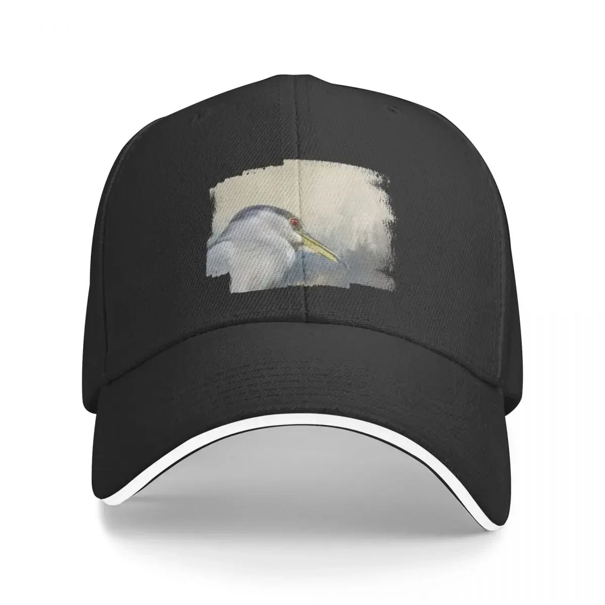 

Black Crowned Night Heron Cloe Up One Baseball Cap hard hat Funny hats Streetwear Boy Child Women's