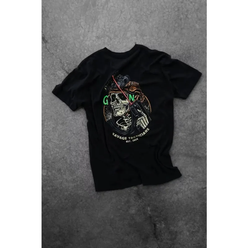 Goon Savage Tacticians جرافيك تي شيرت للجنسين الرجال النساء الصيف كم موضة العلامة التجارية الفاخرة عادية خمر ريترو 2026