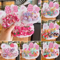 10pcs Women Girl Baby Sweet Flower Smile Headwear Elastic Hair Band Tie Hairband Headband Scrunchies Scrunchy