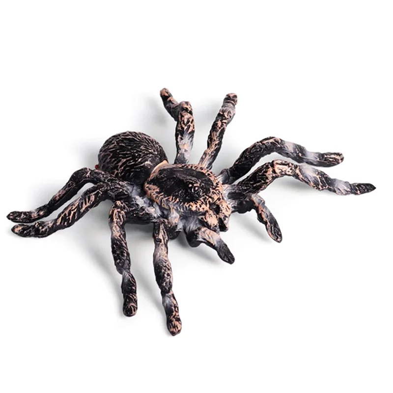 4 unidades 9,5 cm grande falso realista aranha inseto modelo divertido Halloween assustador adereço