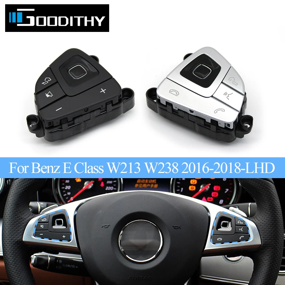 Left Hand Driver Car Multifunction Steering Wheel Control Switch Button Assembly For Benz E Class W213 W238 2016-2018 0999056300