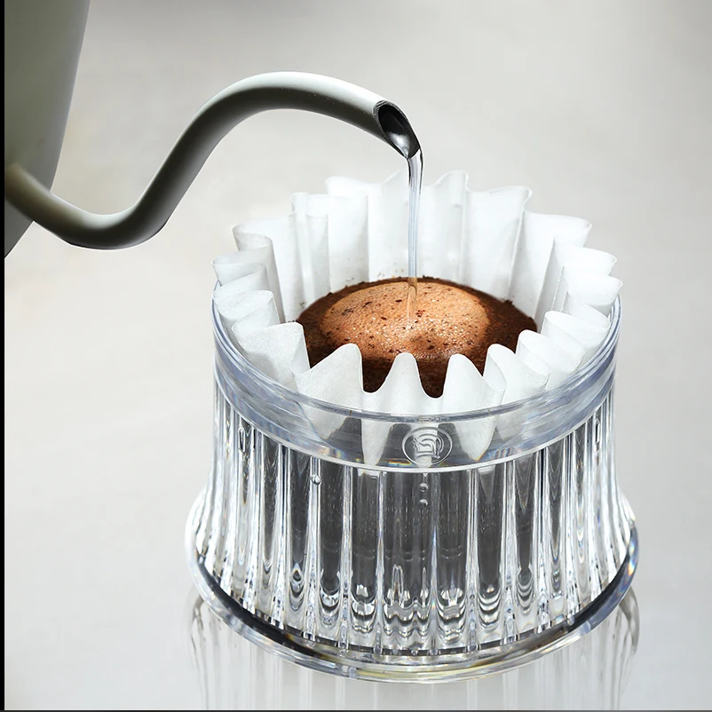 

2025НОВЫЙ дизайн ZERO Hero PCTG с регулируемой скоростью, ручной капельный фильтр для кофе, чашка, капельный фильтр для кофе, воронка, капельница с плоским дном