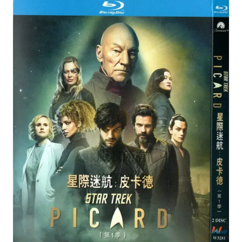American Science Fiction Drama Series Star Trek Picard 1080p High Definition BD Blu Ray 2 Disc