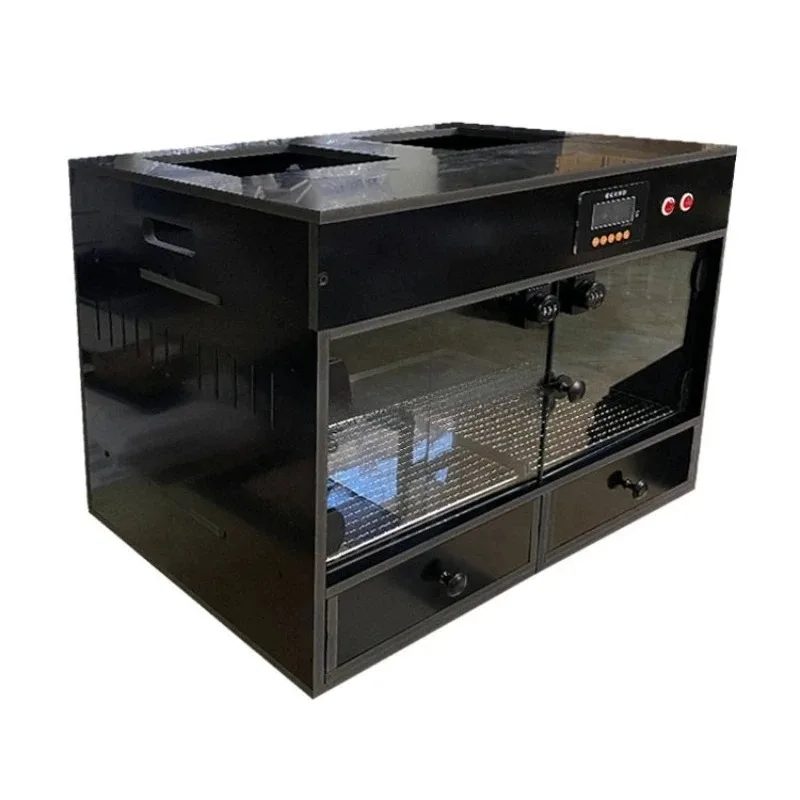 Pet with Heated Digital Temperature Control Reptile Giant Gecko Feeding Case Reptile Container