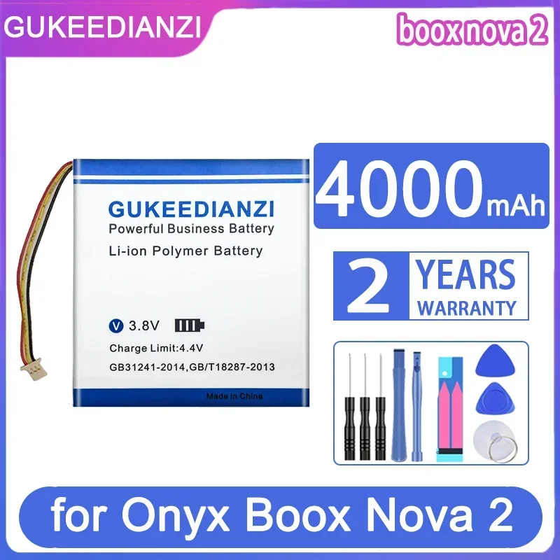 For Noyx Boox Nova 1 2 Pro/Nova1 Nova2, Boox Nova 2, 5600mAh E-Book Reader Battery