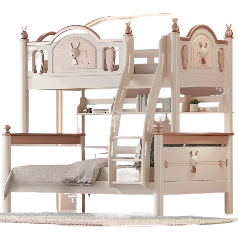 Children's be ds Boys and girl s on and off beds Mother and child b eds Bunk beds Solid wood be ds