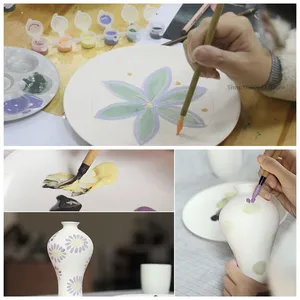 24色/セットセラミックペインティング顔料下不凝縮 10ベストセールス陶器の下着-8