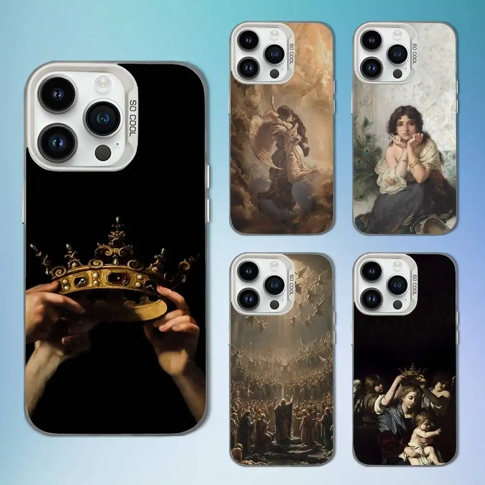 

Classical Aesthetic The West Phone Case For iPhone 16,15,14,13,12,11,Mini,Pro,SE,MAX White Matte Shockproof Cover