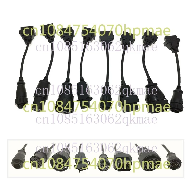 Total 8 Truck Lines AutoCom Delphi DS150 Truck Cable Truck Diagnostic Line