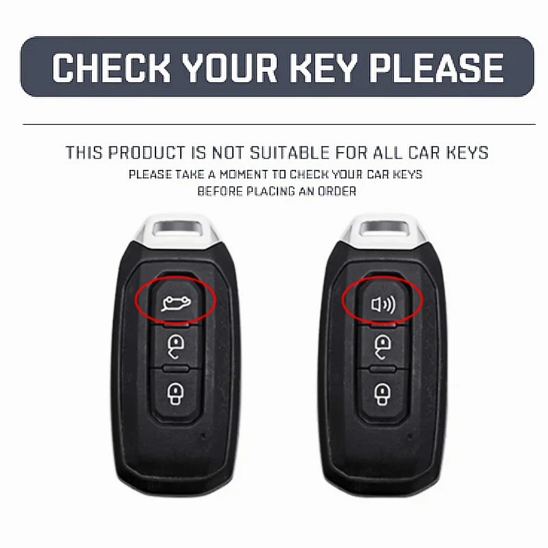 3 Buttons Metal Alloy Car Key Case Cover Shells For Ford Lincoln ExplorerF G Paragrap Jiangling JMC Territorial Accessories