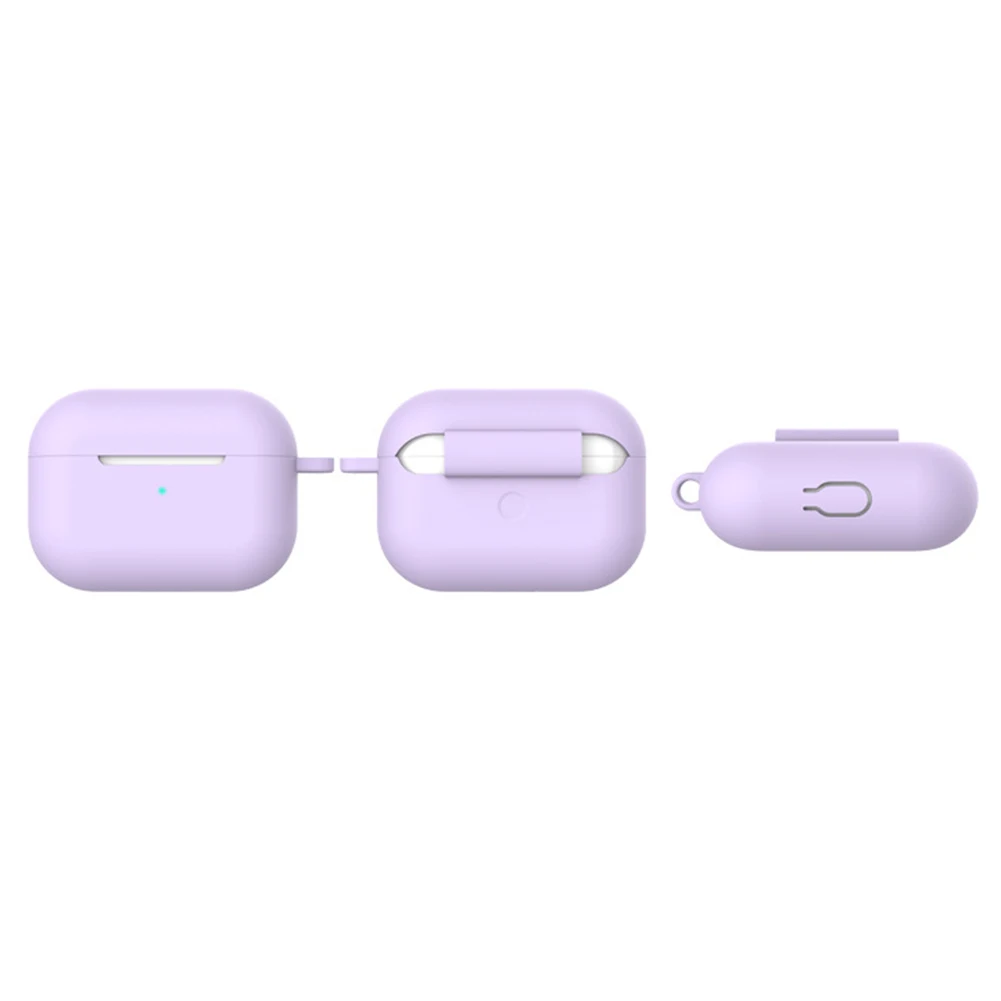 غلاف حماية من السيليكون لهاتف apple Airpods Pro ملصق حافظة متوافقة مع البلوتوث لأجهزة Airpods Pro ملحقات سماعات الأذن