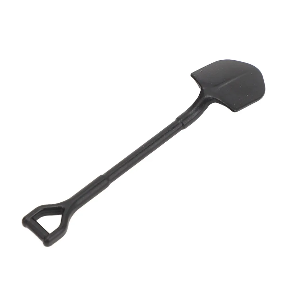 2Pcs Iron RC Crawler Shovel Decoration Set RC Cars Parts Black Simulation Accessory Shovel Decorative RC Shovel