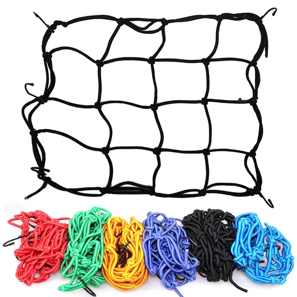 

Motorcycle Motorbike Net Motorcycle Luggage Net Accessories Hooks Mesh Cargo Net Mesh Bungee Mesh Helmet Holder Luggage Net