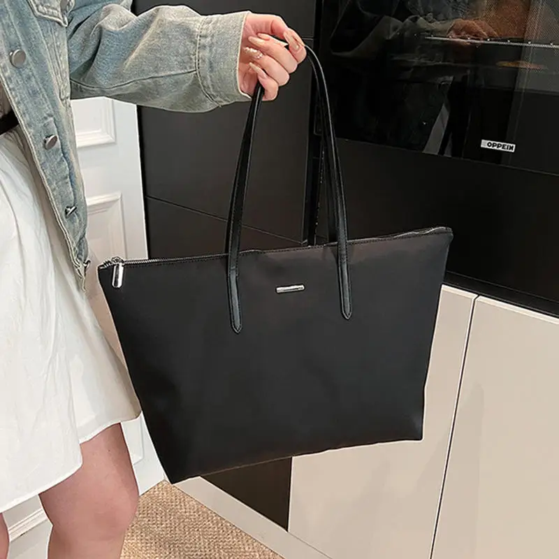 

Fashion Casual Women Shoulder Bags Handbag Female Big Tote Bag Simple Solid Color Tote Bag Underarm Shoulder Bag Personalized