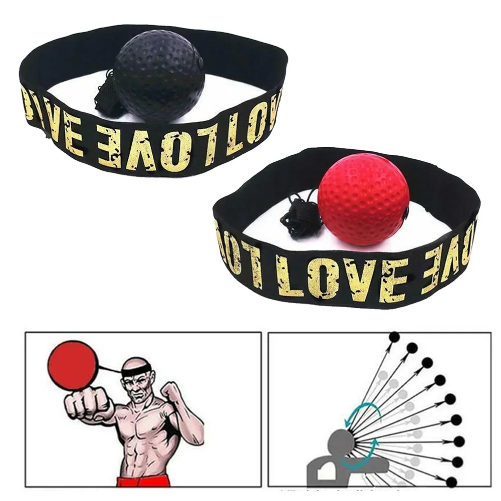 Boxing Reflex Ball Set MMA Muay Thai Boxing Speed Ball With Head Band Punching Speed Reaction Agility Training Fitness Equipment