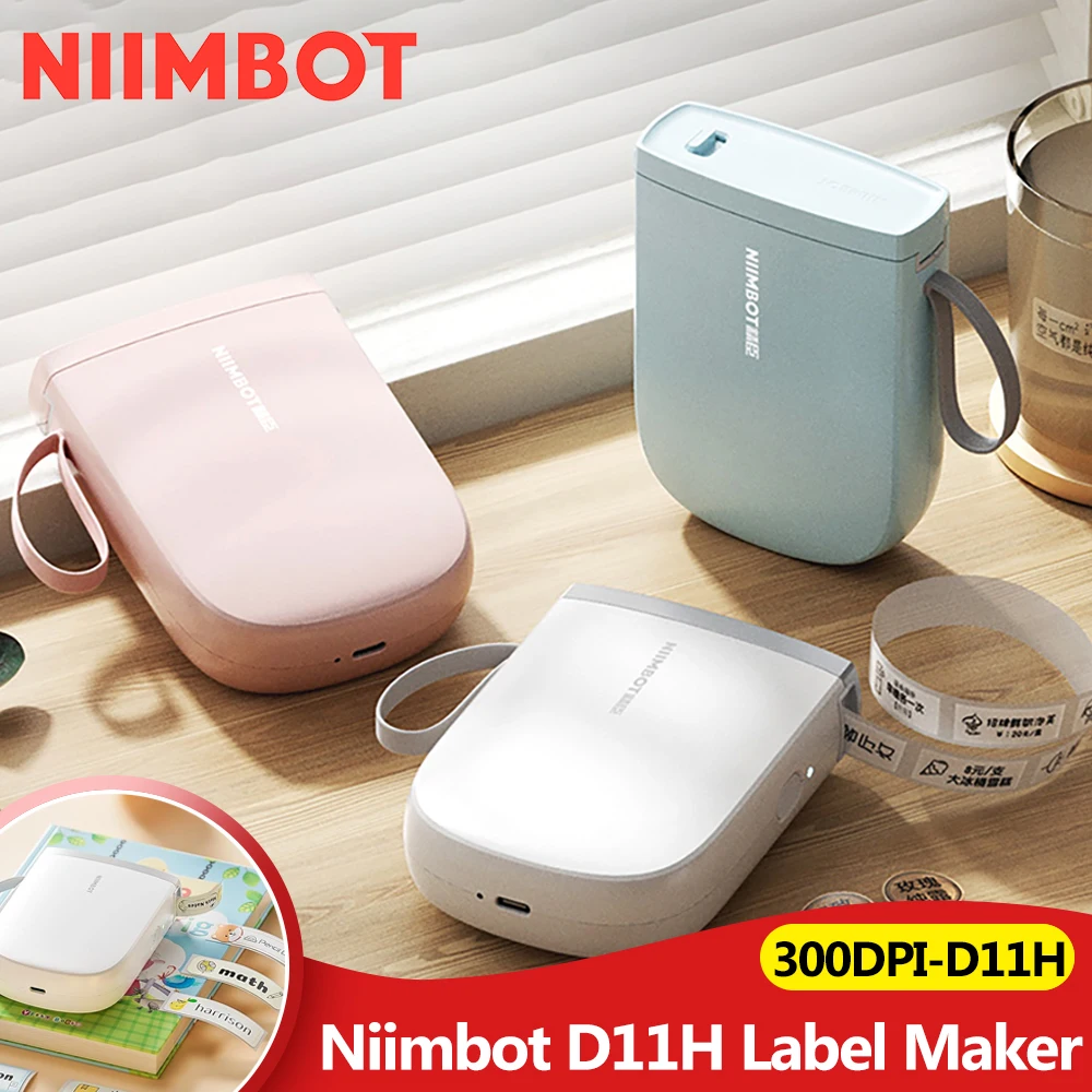 

Niimbot D11H Smart Portable Label Printer Mini Pocket Thermal Sticker Maker Self-adhesive Label Papers For Office Home USE