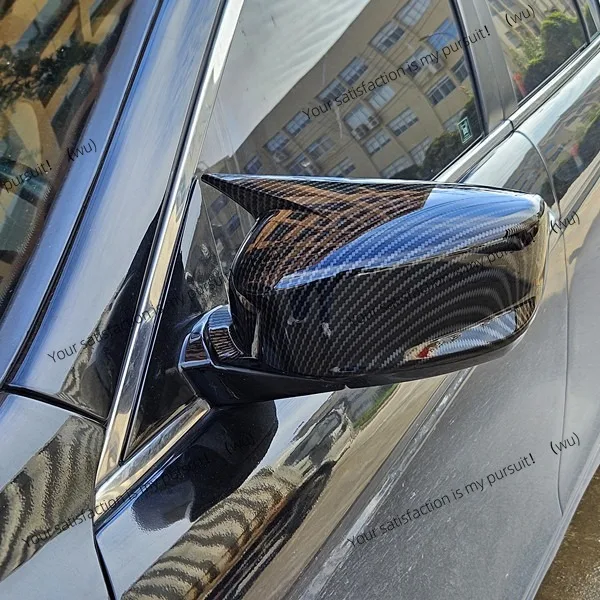 Suitable for Honda Accord 9th generation 14-17 carbon fiber rearview mirror horn devil ear shell cover modification