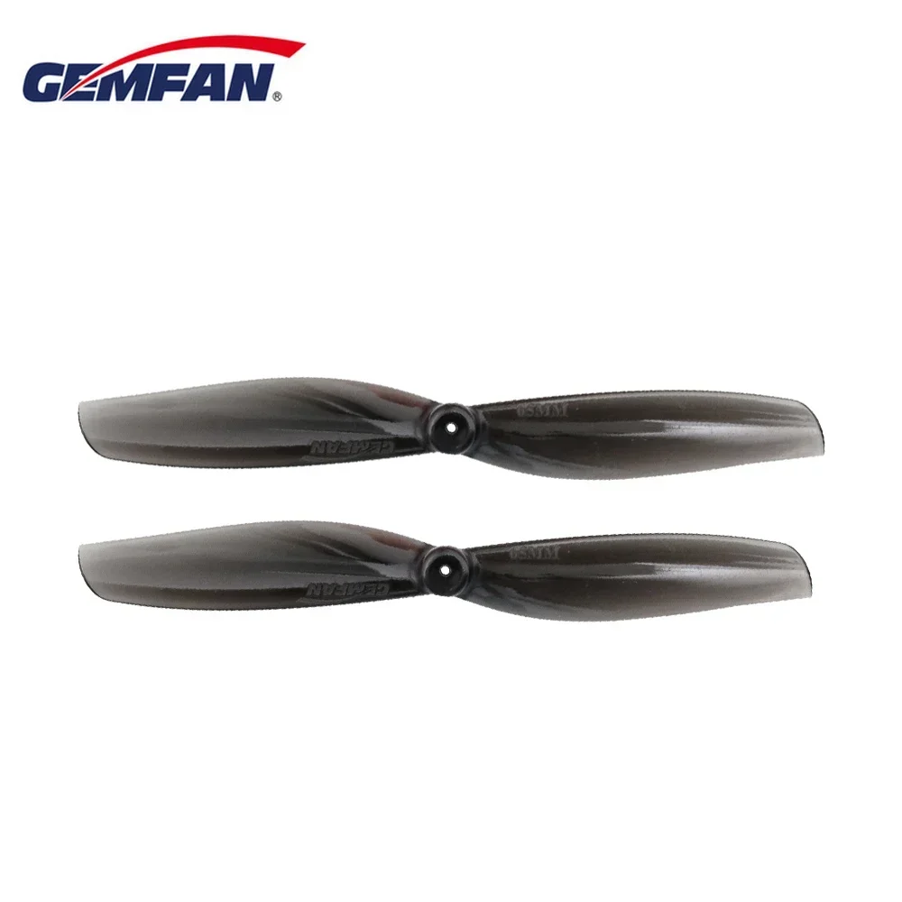 12Pairs(12CW+12CCW) Gemfan 65mmS 65mm 2-Blade Propeller 1mm 1.5mm (Random Color) for RC FPV 2.5inch Toothpick Drones