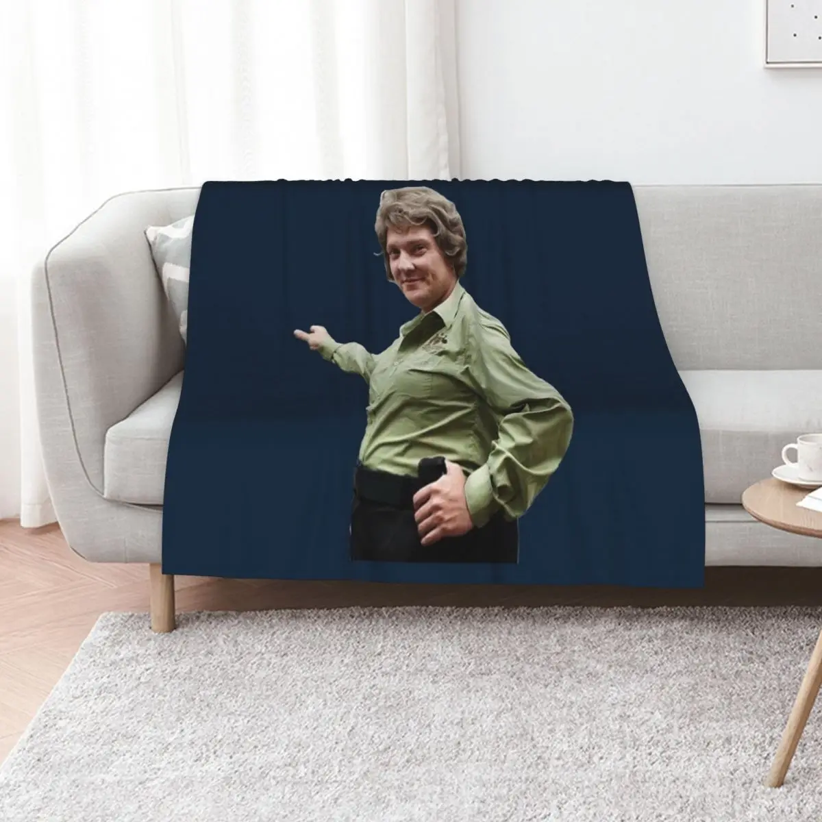 Angry Boys (Chris Lilley) Ruth ‘Gran’ Sims Throw Blanket Flannel Fleece Soft Warm Throw Blanket
