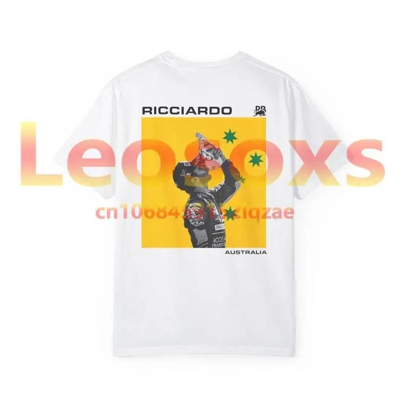 f1 men\'s summer high quality Daniel Ricciardo cotton T-shirt number 3 printed casual comfortable ladies gift racing short sleeve