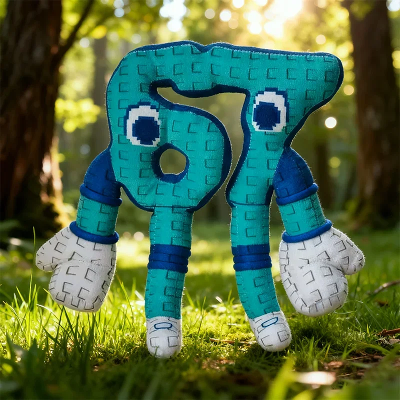 25cm Steal A Brainrot Blue Nr. 67 Plüschtier Anime Spiel Peripheriegeräte Niedliches Haus Gefüllte Puppe Spielzeug Kinder Weihnachten Geburtstagsgeschenke