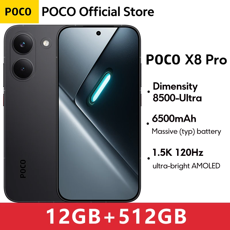 POCO X8 Pro Global Version 【World Premiere】Smartphone Dimensity