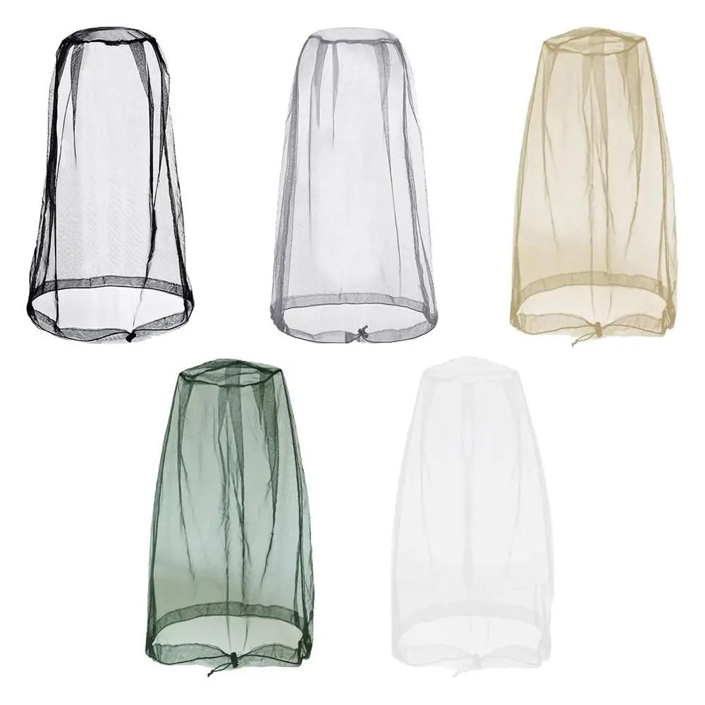 

Outdoor Mosquito Head Mesh Nets Gardening Hat Insect-Proof Hat For Hiking Camping Fishing Outdoor Mosquito Head Mesh Nets
