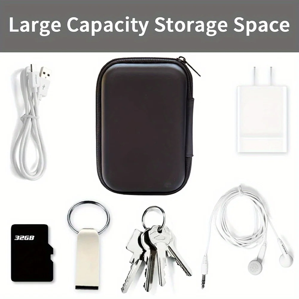 شخصية مخصصة اسم المحمولة سستة الحالات الملحقات الرقمية حقيبة للتخزين محرك القرص حماية صناديق رسالة مخصصة