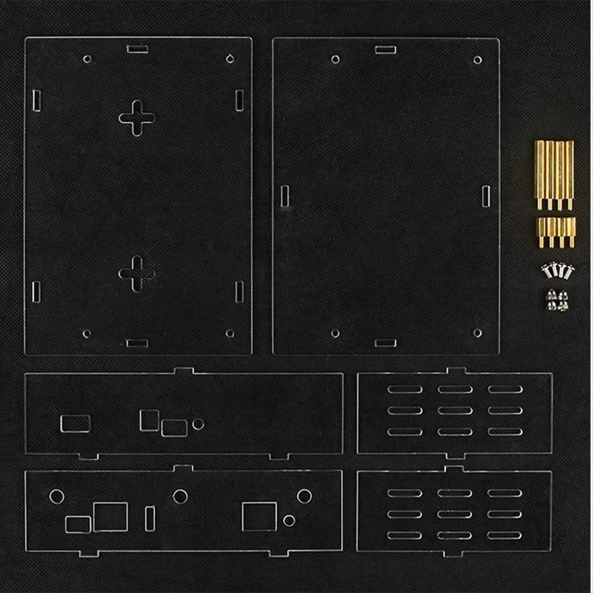 For OpenWrtOne Router Board MT7981B Chip Solution WiFi6, Black, Antenna
