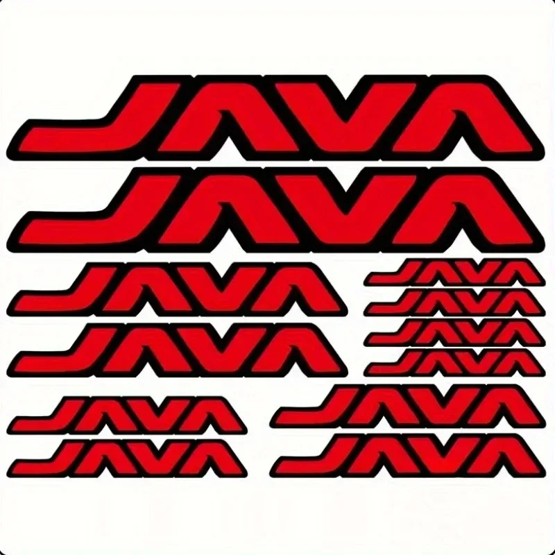 1SET 35cm Bicycle Letter Style Waterproof Vinyl Sticker Set For Bike Frame Decor, Multiple Colors