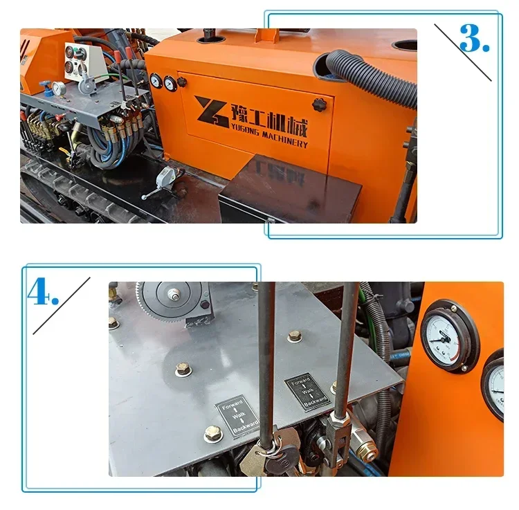 Hot sale water well drilling rig 300M hydraulic nail drill machine portable drilling machine for hard rocks