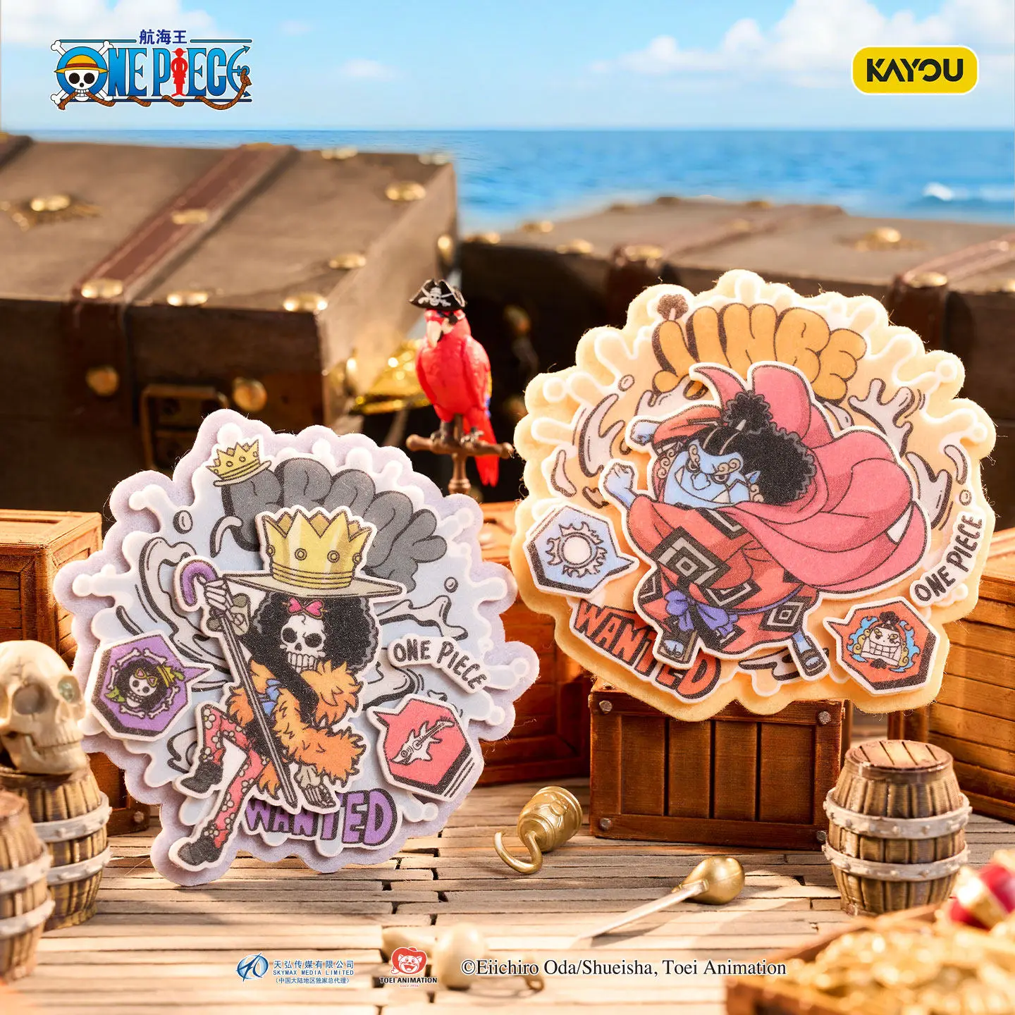 KAYOU Authentic New 1 PIECE Series Non Woven Badge Anime Peripheral Products Collection Toy Badge Festival Gift Original Box - view 4