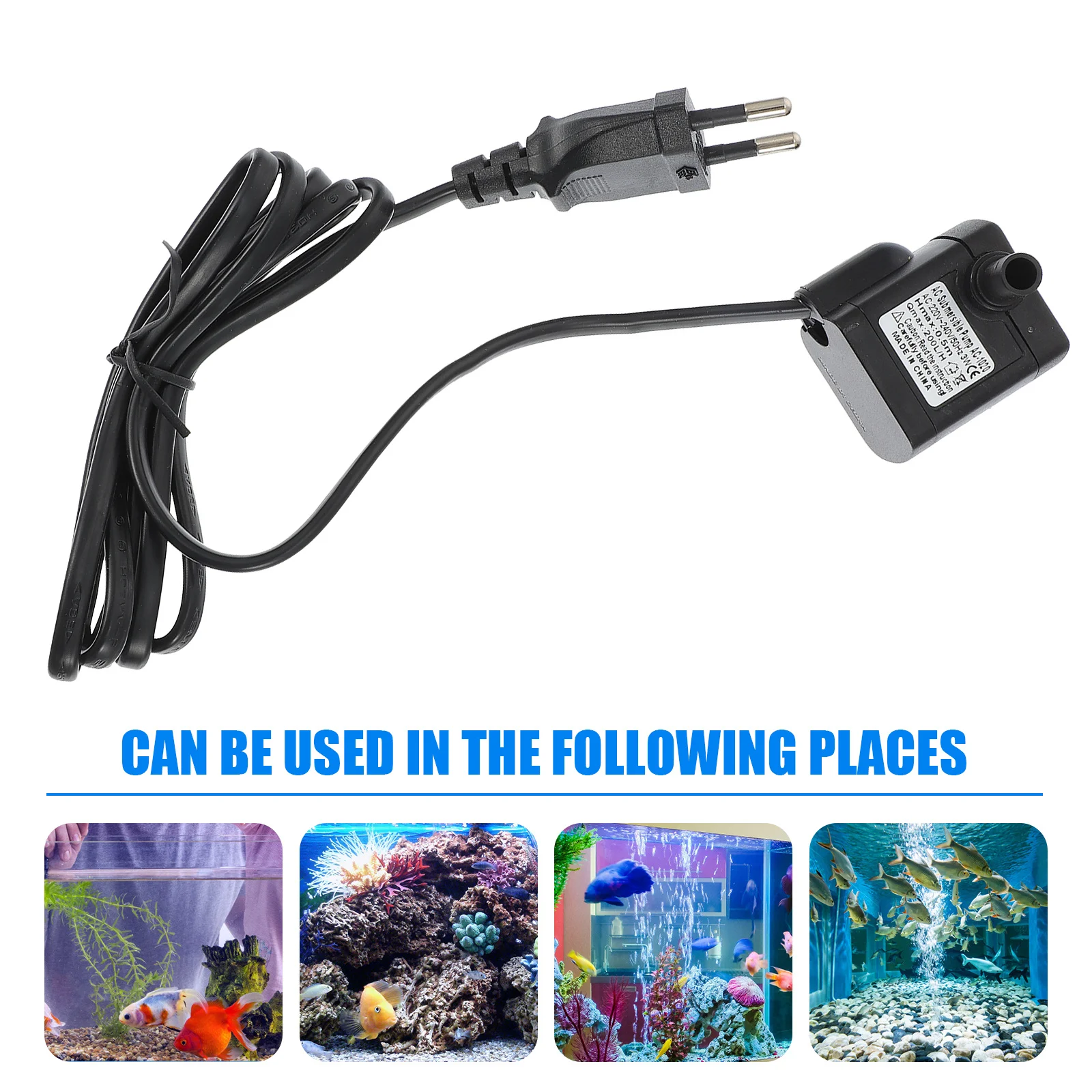 

Submersible Water Pump Exquisite Craftsmanship Reasonable Structure Professional Practicality Ideal for Aquariums Gardens Night
