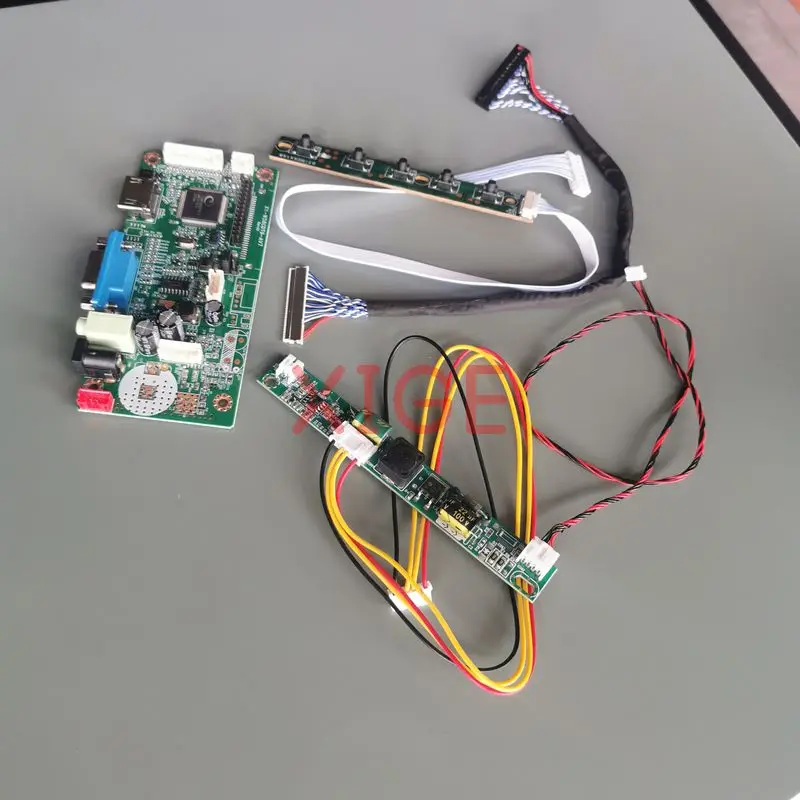 LCD Drive Controller Board Fit LM185WH2 M185BGE DV185WHM M195XTN01 1366*768 1366x768 HDMI+VGA 30-Pin LVDS Monitor Screen Kit DIY