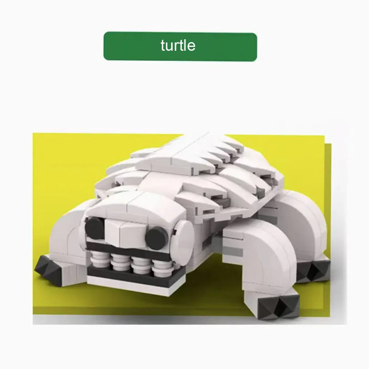 Nowe zdeformowane zoo MOC klocki do budowy horror lalka ośmiornica nietoperz python rekin żółw hipopotam jeleń figurka model zabawka dla dzieci