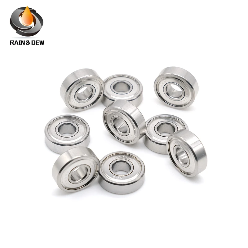 

10PCS/LOT 604ZZ Ball Bearing 4*12*4 mm Carbon Steel Bearing 4x12x4mm 604-2Z